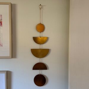 Gold Geometric Wall Hanging from The Citizenry (San Cristobal)